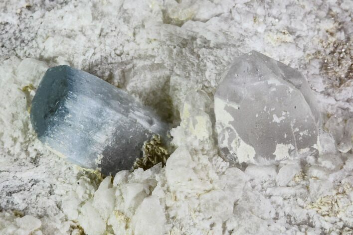Aquamarine and Quartz in Albite Crystal Matrix - Pakistan #111350